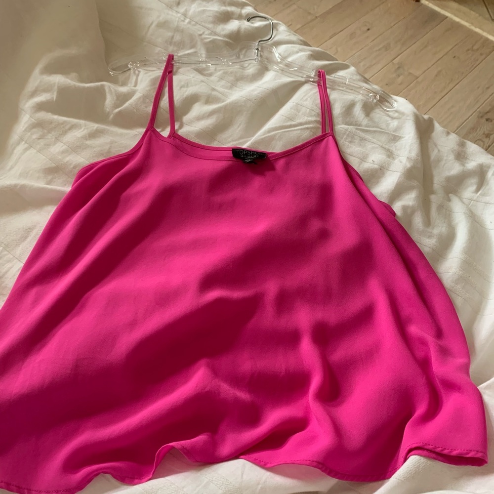 Topshop Pink Tank Top